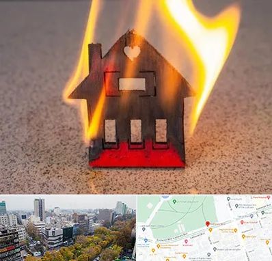 بیمه آتش سوزی در بلوار کشاورز 