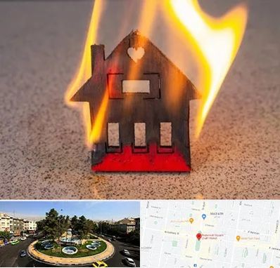 بیمه آتش سوزی در هفت حوض 