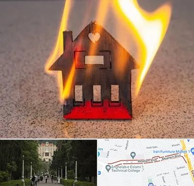 بیمه آتش سوزی در بلوار معلم رشت 