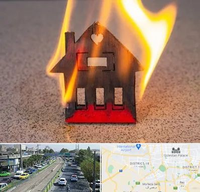 بیمه آتش سوزی در جنوب تهران 