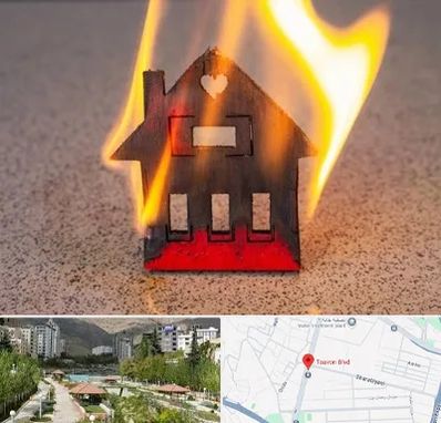 بیمه آتش سوزی در بلوار تعاون