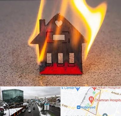 بیمه آتش سوزی در اقدسیه 