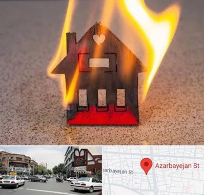 بیمه آتش سوزی در خیابان آذربایجان