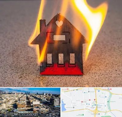 بیمه آتش سوزی در شهرک راه آهن 