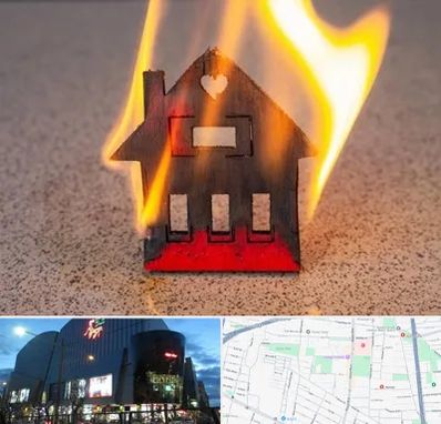 بیمه آتش سوزی در بلوار اباذر