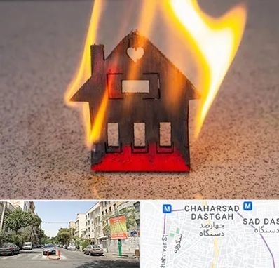 بیمه آتش سوزی در چهارصد دستگاه 