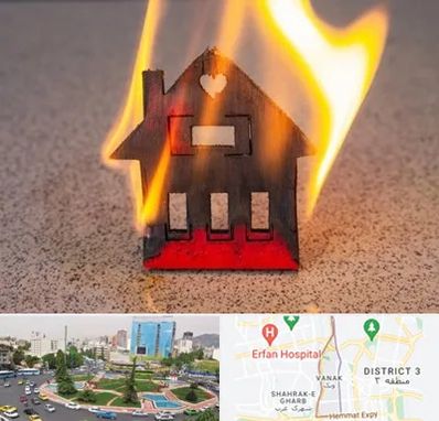 بیمه آتش سوزی در ونک 