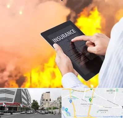 بیمه حوادث در بلوار فردوس 