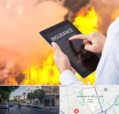 بیمه حوادث در شهرک ولیعصر