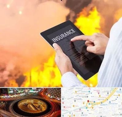 بیمه حوادث در میدان ولیعصر 