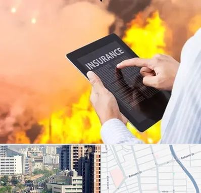 بیمه حوادث در خیابان بهشتی