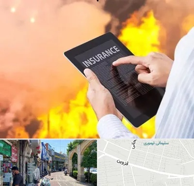 بیمه حوادث در خیابان قزوین