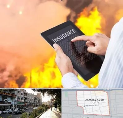 بیمه حوادث در خیابان جمالزاده
