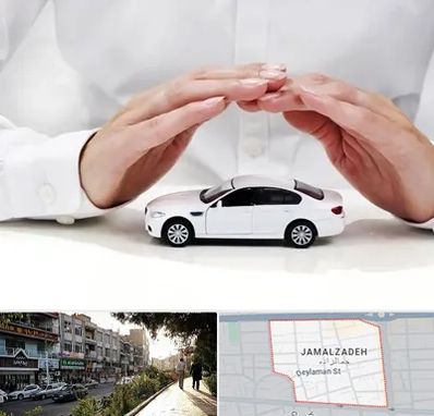 بیمه شخص ثالث در خیابان جمالزاده