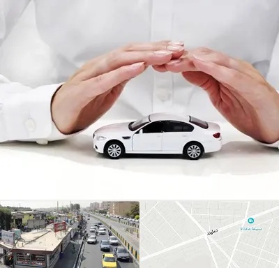 بیمه شخص ثالث در خیابان دماوند
