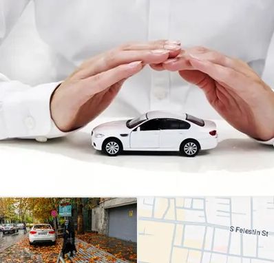 بیمه شخص ثالث در خیابان فلسطین