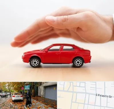 بیمه بدنه در خیابان فلسطین