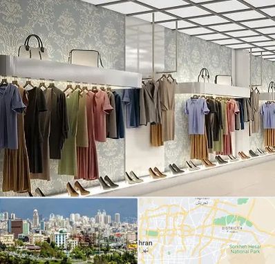 مانتو فروشی در شرق تهران