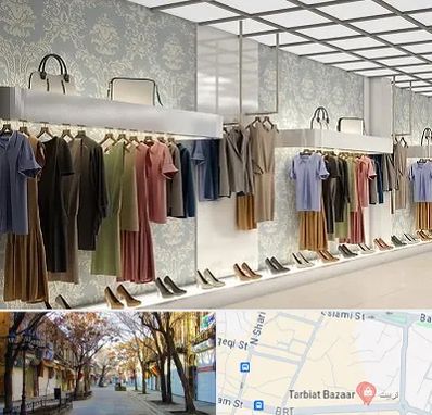 مانتو فروشی در تربیت تبریز