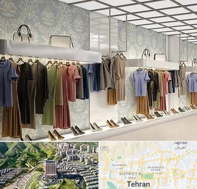 مانتو فروشی در شمال تهران