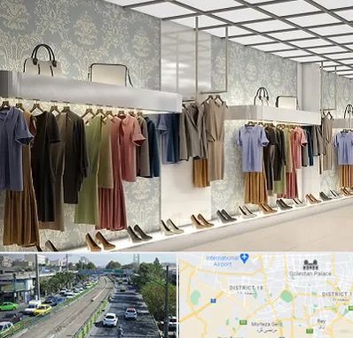 مانتو فروشی در جنوب تهران