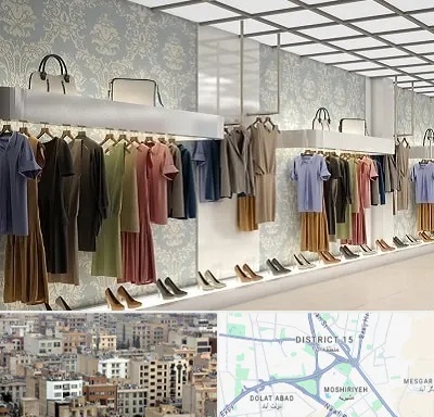 مانتو فروشی در جنوب شرق تهران