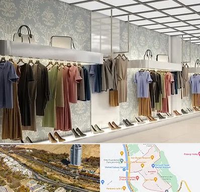 مانتو فروشی در خیابان نیایش شیراز