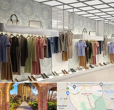 مانتو فروشی در شهر ری