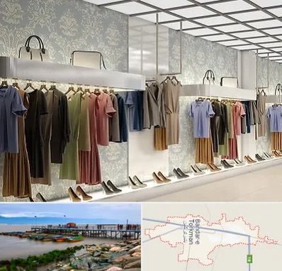 مانتو فروشی در بندر ترکمن