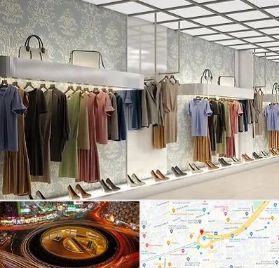 مانتو فروشی در میدان ولیعصر