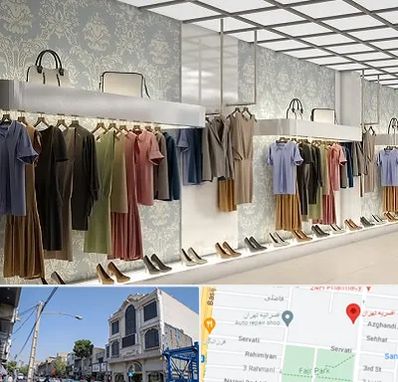 مانتو فروشی در افسریه