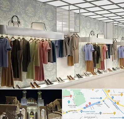 مانتو فروشی در زرگری شیراز