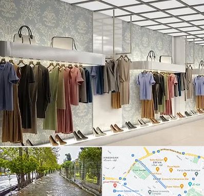 مانتو فروشی در خیابان ارم شیراز