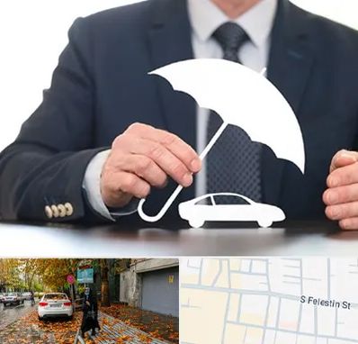 بیمه خودرو در خیابان فلسطین