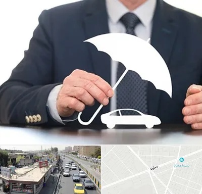 بیمه خودرو در خیابان دماوند
