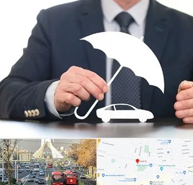 بیمه خودرو در خیابان آزادی 