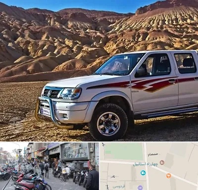 تعمیرگاه پیکاپ در چهارراه استانبول