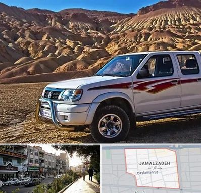 تعمیرگاه پیکاپ در خیابان جمالزاده