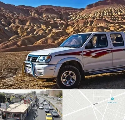 تعمیرگاه پیکاپ در خیابان دماوند