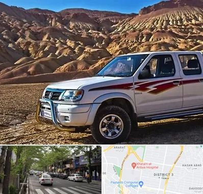 تعمیرگاه پیکاپ در ظفر 