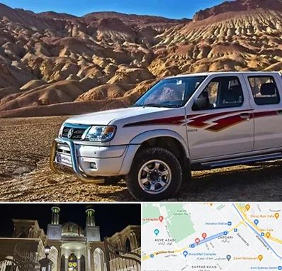 تعمیرگاه پیکاپ در زرگری شیراز 