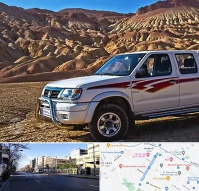 تعمیرگاه پیکاپ در خیابان ملاصدرا شیراز 