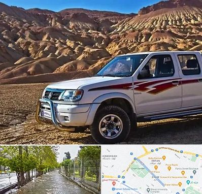 تعمیرگاه پیکاپ در خیابان ارم شیراز 