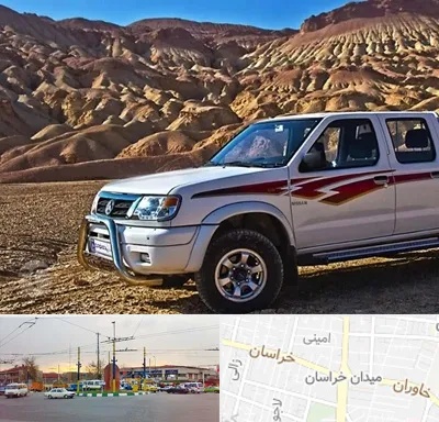 تعمیرگاه پیکاپ در میدان خراسان