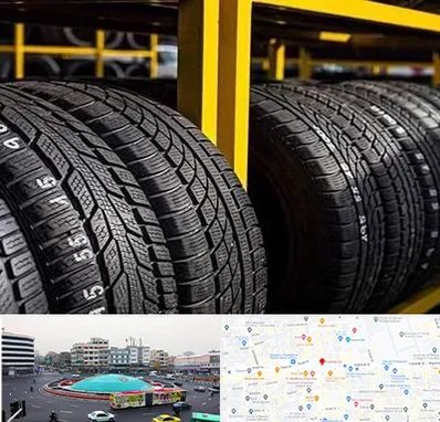 لاستیک اقساطی در میدان انقلاب 