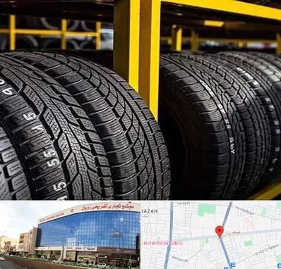 لاستیک اقساطی در نصف راه تبریز