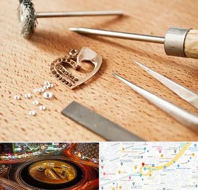 آموزشگاه تعمیرات طلا در میدان ولیعصر 
