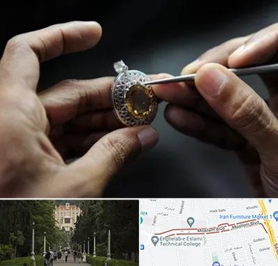 آموزشگاه طراحی طلا و جواهر در بلوار معلم رشت 