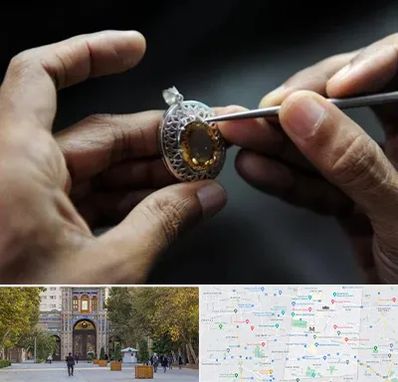 آموزشگاه طراحی طلا و جواهر در منطقه 12 تهران 