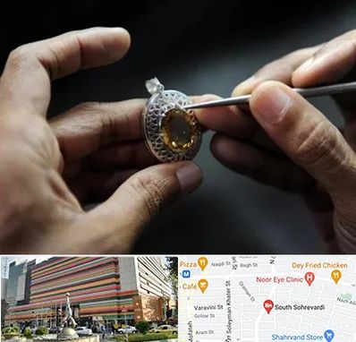 آموزشگاه طراحی طلا و جواهر در سهروردی 